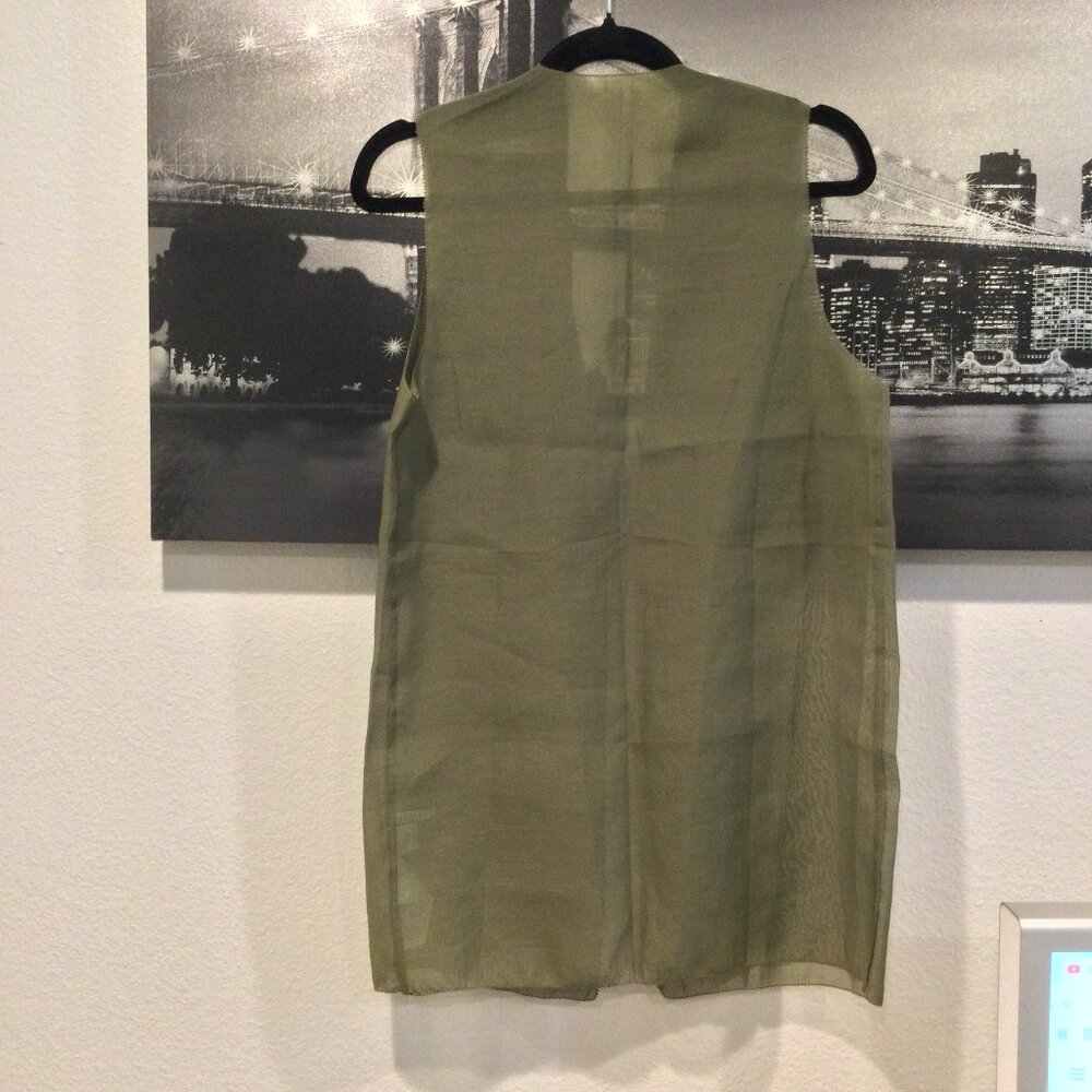 CUBIC LONDON Sheer long vest - Picture 5 of 8